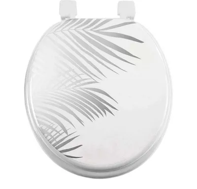 Produktbild von WC-Sitz Silver Leaves White