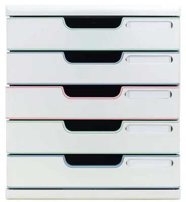 Obrázok produktu pre Exacompta 301303D, 5 zásuvka/zásuviek, Plast, Biela, 1 kusov, 350 mm, 288 mm