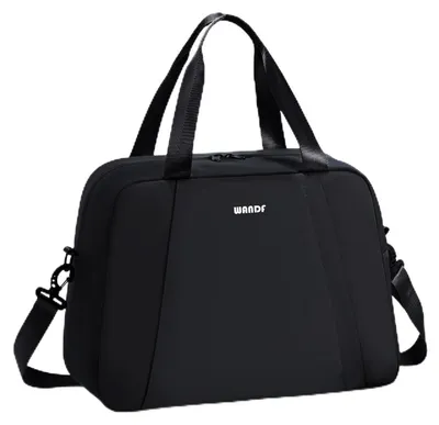 Productafbeelding van Handbagage, 40 x 30 x 20 cm, opvouwbare sporttas voor vliegtuig, zwart