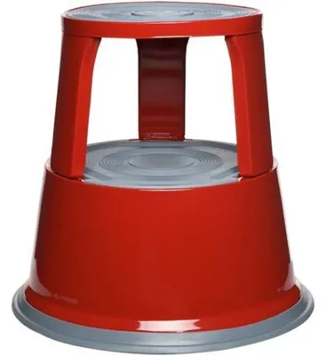Produktbild von Alco Rollhocker Metall rot 4007735895129