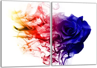 Image de Set de plaques de recouvrement pour cuisinière 2x40x52 cm Couvercle en verre pour plaque vitrocéramique, Rose multicolore