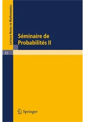 Produktbild von Séminaire de Probabilités II