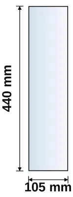 Produktbild von Sichtscheibe links passend für Eurotherm Topas