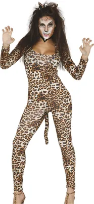 Produktbild von y Leopardenkostüm für Damen Größe: L 42/44