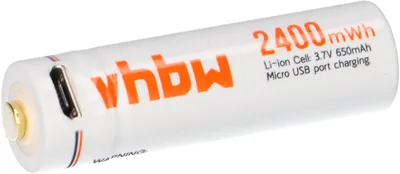 Produktbild von AA Akku mit Micro-USB Anschluss 3,7V 650mAh wiederaufladbar