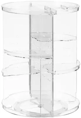 Productafbeelding van PromoHome® 360° draaibare make-up organizer – Transparante opbergoplossing, 24 x 6 x 30 cm