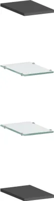 Produktbild von Regal Dcocett, Offene Regale, 100 % Italy, cm 20x27h2, Anthrazit