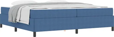Immagine prodotto di Struttura del letto con materasso Blu 200 x 200 cm Tessuto