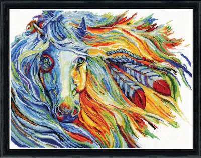 Obrázok produktu pre Balenie výšiviek krížom-krážom "Warhorse", počítaný vzor, 36x46cm