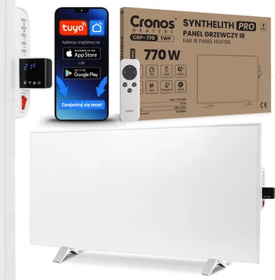 Zdjęcie produktu dla Panel grzewczy IR CRONOS Synthelith PRO CRP-770TWP White