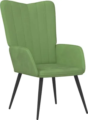 Obrázok produktu pre vidaXL Relaxačné kreslo Light Green Velvet