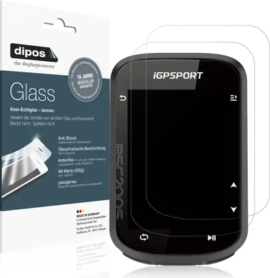 Produktbild von 2x dipos GlassAR iGPSport BSC200s