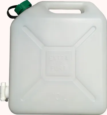 Produktbild von 10 Liter Wasserkanister Kunststoff mit Ablasshahn