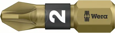 Produktbild von Bit PZ2 - 25mm, WERA BiTorsion - Packung mit 1 Stück