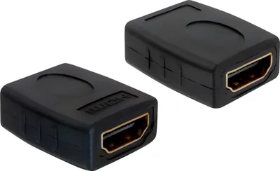 Zdjęcie produktu dla DeLOCK HDMI Adapter, 19-p HDMI, 19-p HDMI, Czarny