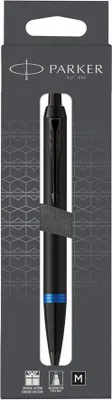 Produktbild von Parker Kugelschreiber IM Vibrant Rings Blue PVD M Schwarz Geschenkbox