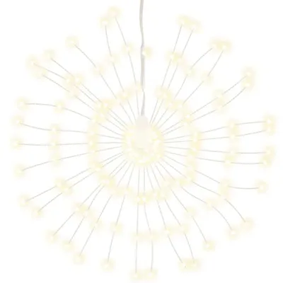Zdjęcie produktu dla vidaXL Lampki choinkowe fajerwerki 140 LED ciepły biały 17 cm