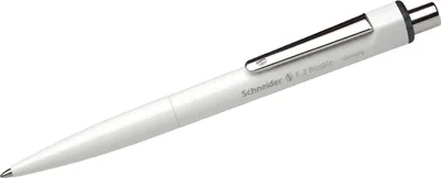 Produktbild von Schneider Kugelschreiber K3 Biosafe weiß Schreibfarbe schwarz, 10 St.
