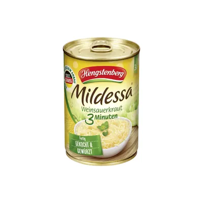 Image de Hengstenberg Mildessa 3 minutes Choucroute au vin assaisonnée 400g