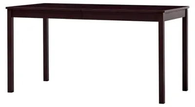 Produktbild von Esstisch, Esszimmertisch, Baumkantentisch, Dunkelbraun 140 x 70 x 73 cm Kiefernholz