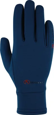 Produktbild von Roeckl WARWICK JUNIOR blau Kinder Winter Reithandschuhe, Roe17_Gr.:5