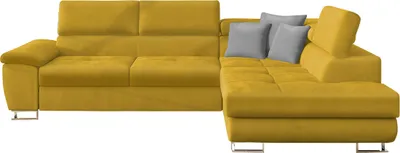 Produktbild von MIRJAN24 Ecksofa Cotere, Eckcouch, Schlaffunktion und Bettkasten, Wohnlandschaft (Magic Velvet 2234 + Magic Velvet 2234 + Magic Velvet 2217, Seite: Rechts)