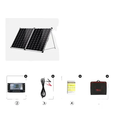 Produktbild von Solarpanel, tragbares Design, hohe Effizienz, 200W