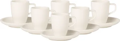Produktbild von Villeroy & Boch Artesano Original Espressotasse mit Untertasse 100 ml 6er Set