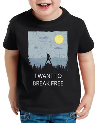 Produktbild von style3 I Want To Break Free FreddieT-Shirt für Kinder