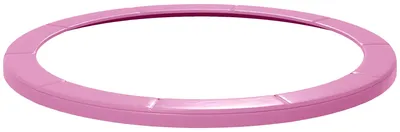 Image de Coussin de protection pour trampoline, diamètre 305 cm, résistant à l'eau | Couleur : Rose | Dimensions : 305 x 305 x 30 cm