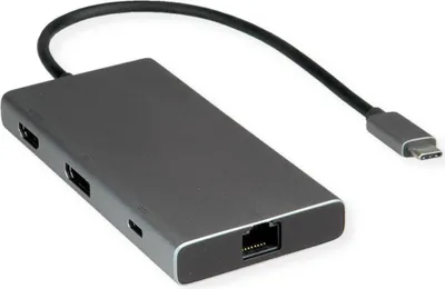 Image de VALUE Station d'accueil USB-C HDMI+DP+GbE+ 2xA+ 1xC+ PD 4K60 - numérique/données - numérique/affichage/vidéo - réseau (12.99.1139)