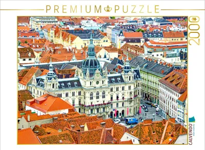 Produktbild von CALVENDO Puzzle Rathaus 2000 Teile Puzzle quer | 2000 Teile Lege-Größe 90 × 67 cm Foto-Puzzle für glückliche Stunden