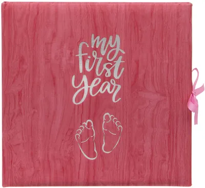 Produktbild von Babytagebuch erstes Lebensjahr, rosa, Erinnerungen festhalten, für Neugeborene