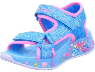 Produktbild von Skechers Mädchen Sandale Mairmaid Dreams 49423-27, 49423-28, 49423-29, 49423-30, 49423-31, 49423-32, 49423-33, 49423-34, 49423-35, 49423-36 SKE-303108L blue/multi 32