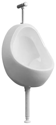 Produktbild von vidaXL Wandurinal mit Spülventil Keramik Weiß