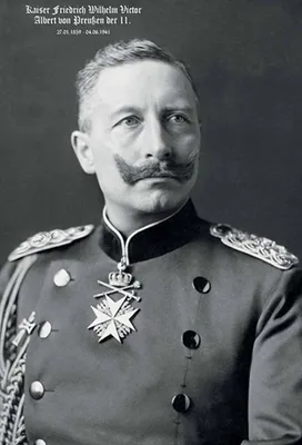 Produktbild von vianmo Holzschild 30x20 cm Portrait 20x30 Kaiser Friedrich Wilhelm 1859
