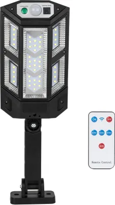 Zdjęcie produktu dla Solarna lampa uliczna 43LED + zdalnie sterowany czujnik ruchu i zmierzchu