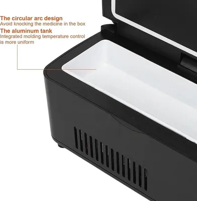 Imagen del producto de Bolsa refrigerante para medicamentos - Bolsa refrigerante para insulina - Bolsa refrigerante para diabéticos (para insulina) - Nevera médica - Estuche para insulina