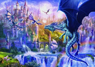Produktbild von RAVENSBURGER Puzzle Dračí hrad 1000 dílků