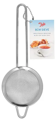 Produktbild von Tala Küchensieb 8 cm, Edelstahl, feines Sieb für Tee, Puderzucker, Obst und Saucen