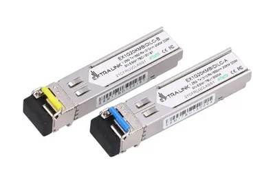 Obrázek produktu pro Extralink SFP 1.25G Modul‚ SFP WDM 1,25Gbps, 1310/1550nm, single mode, 20km, LC, proM, pár