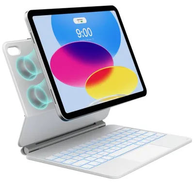 Obrázok produktu pre Puzdro Typecase Edge s klávesnicou pre iPad 11" (A16) 2025 / iPad 10,9" 2022, biele