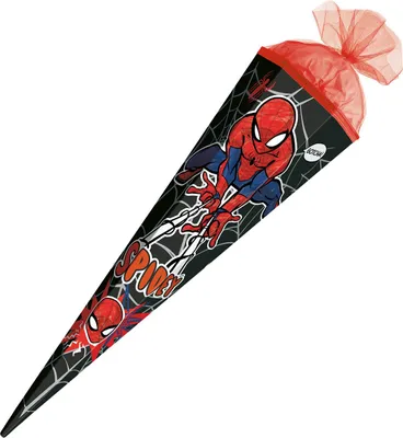 Produktbild von Roth Schultüte Marvel Spider-Man eckig Tüllverschluss 85cm