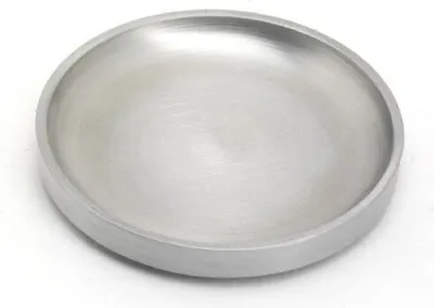 Produktbild von Kerzenteller, Dekoteller Alu Silber matt satiniert Ø 10 cm ideal für Kerzen, Taufkerzen, Hochzeitskerzen