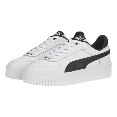 Produktbild von Puma Carina Street Damen Sneaker Leder Schuhe 389390 03 weiss/schwarz, Schuhgröße:42 EU