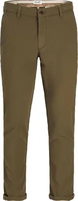 Image de Pantalon chino Jack & Jones Marco Fury Ana marron 33 / 30 pour homme marron 33
