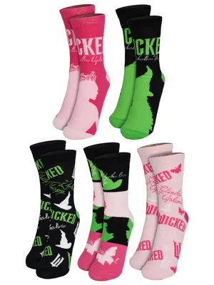 Produktbild von Wicked Socken für Damen - Frauen Sneaker Strümpfe 38-43 (5er Pack) 38-43