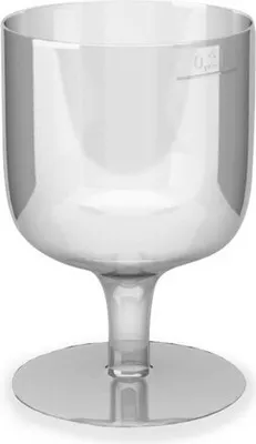Produktbild von 20x Einweg-Weinglas 200ml  PS 1 tlg. Ausführung transparent glasklar
