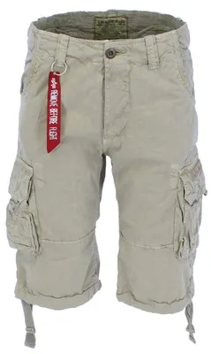 Produktbild von Alpha Industries Jet Short Herren Cargo-Shorts, Farbe:Bone White, Kurze Hosen:W34