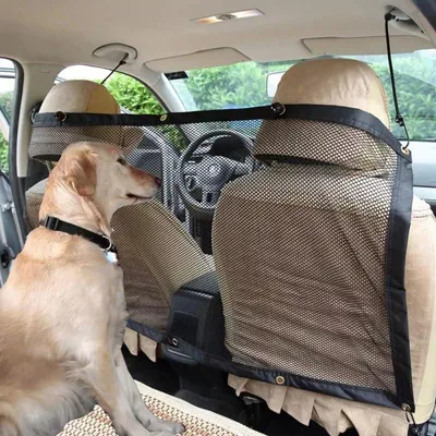 Produktbild von GarveeLife Trennnetz Für Hunde, Auto-Hundeschutznetz 115 x 62 cm, Haustier-Rückh